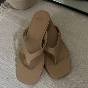 Nude sandals